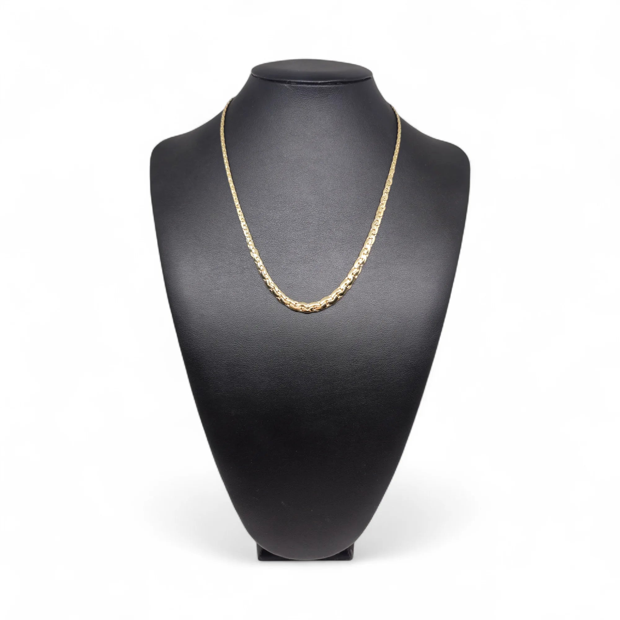 Damenhalskette aus 18kt Gold, Modell doppelte Snake