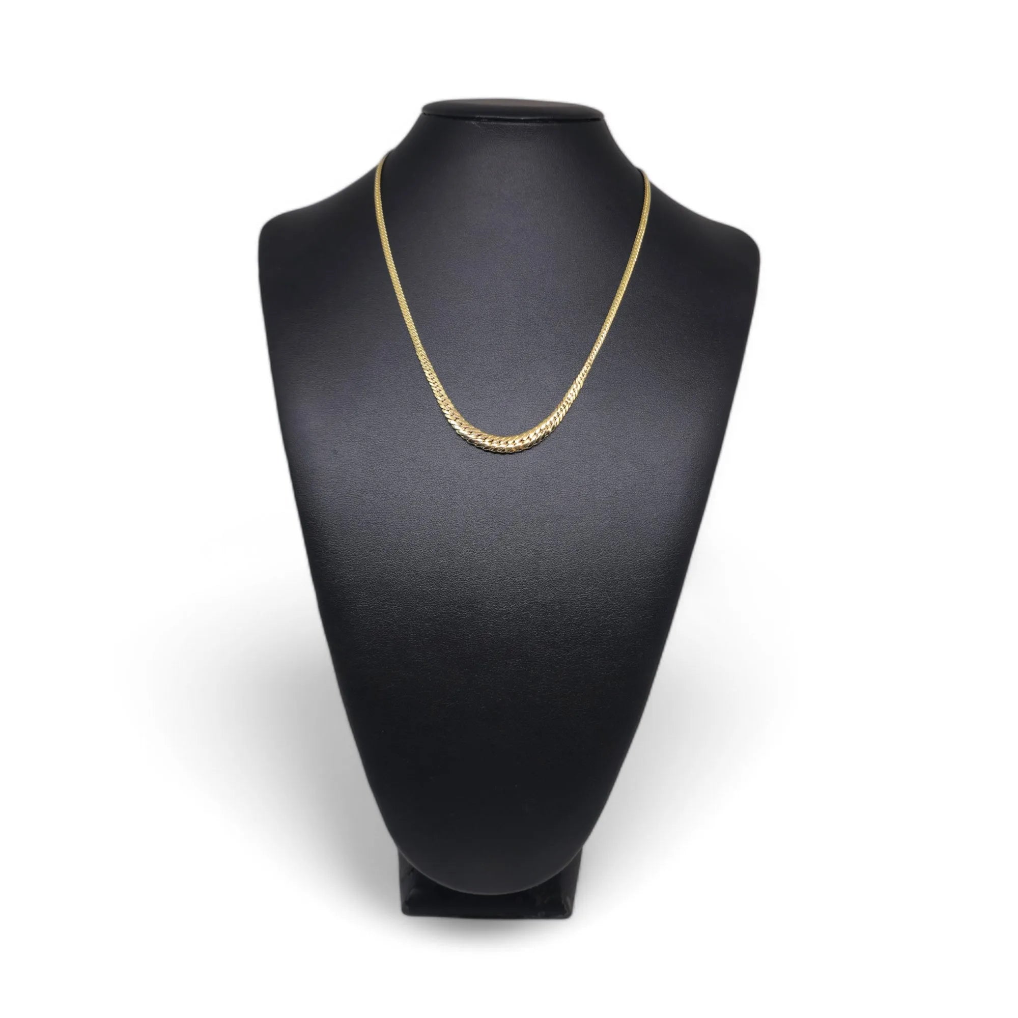Collana donna in oro 18kt modello Snake elegante e luminosa doppia
