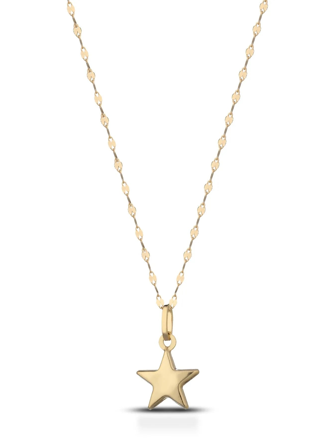 Damenhalskette aus 18 Karat Gelbgold mit Stern