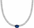 Collana donna kiara in acciaio e zirconi kcld3967b