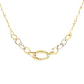 Elegante Damenhalskette aus 9 Karat Gold