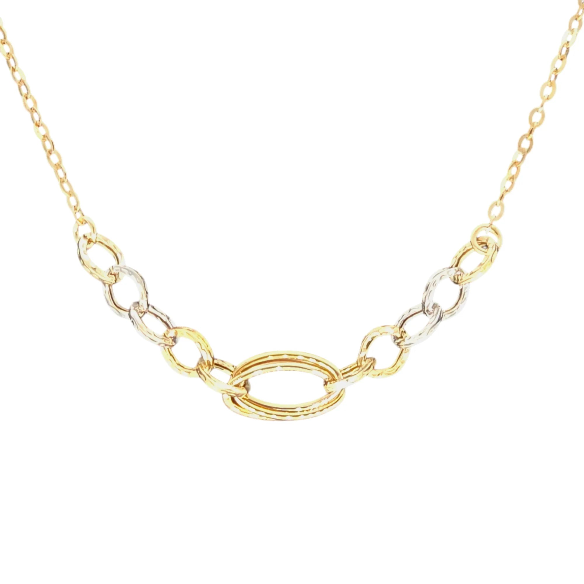 Elegante Damenhalskette aus 9 Karat Gold