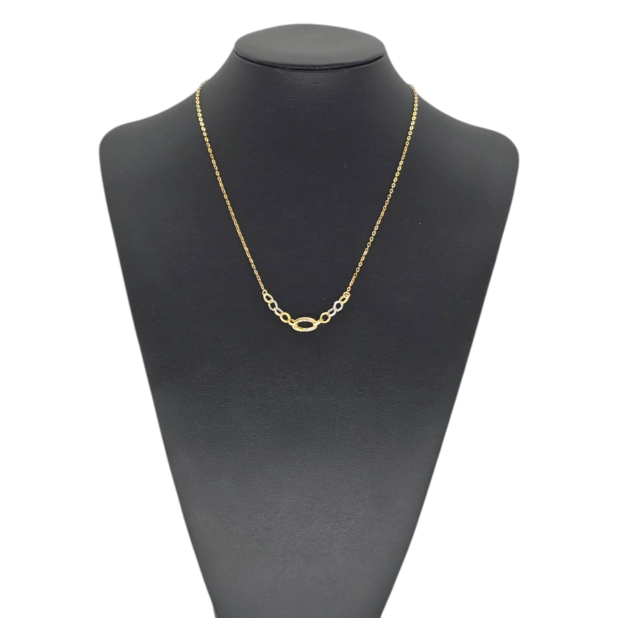 Elegante Damenhalskette aus 9 Karat Gold