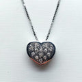 Collana donna pendente con Cuore in Oro e Diamanti Donna Oro DHPF9416.005