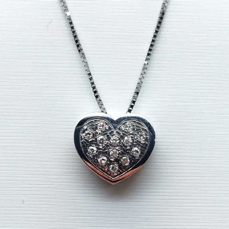 Collana donna pendente con Cuore in Oro e Diamanti Donna Oro DHPF9416.005