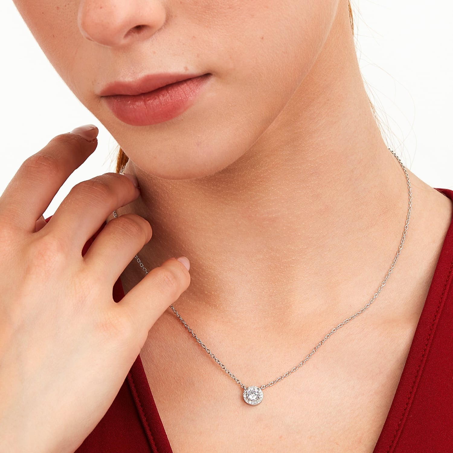 Damenkette Punktlicht aus Silber Le petite story lps10awv05