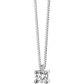 Collana donna punto luce in oro bianco e diamante Comete Oro 18kt glb 1409