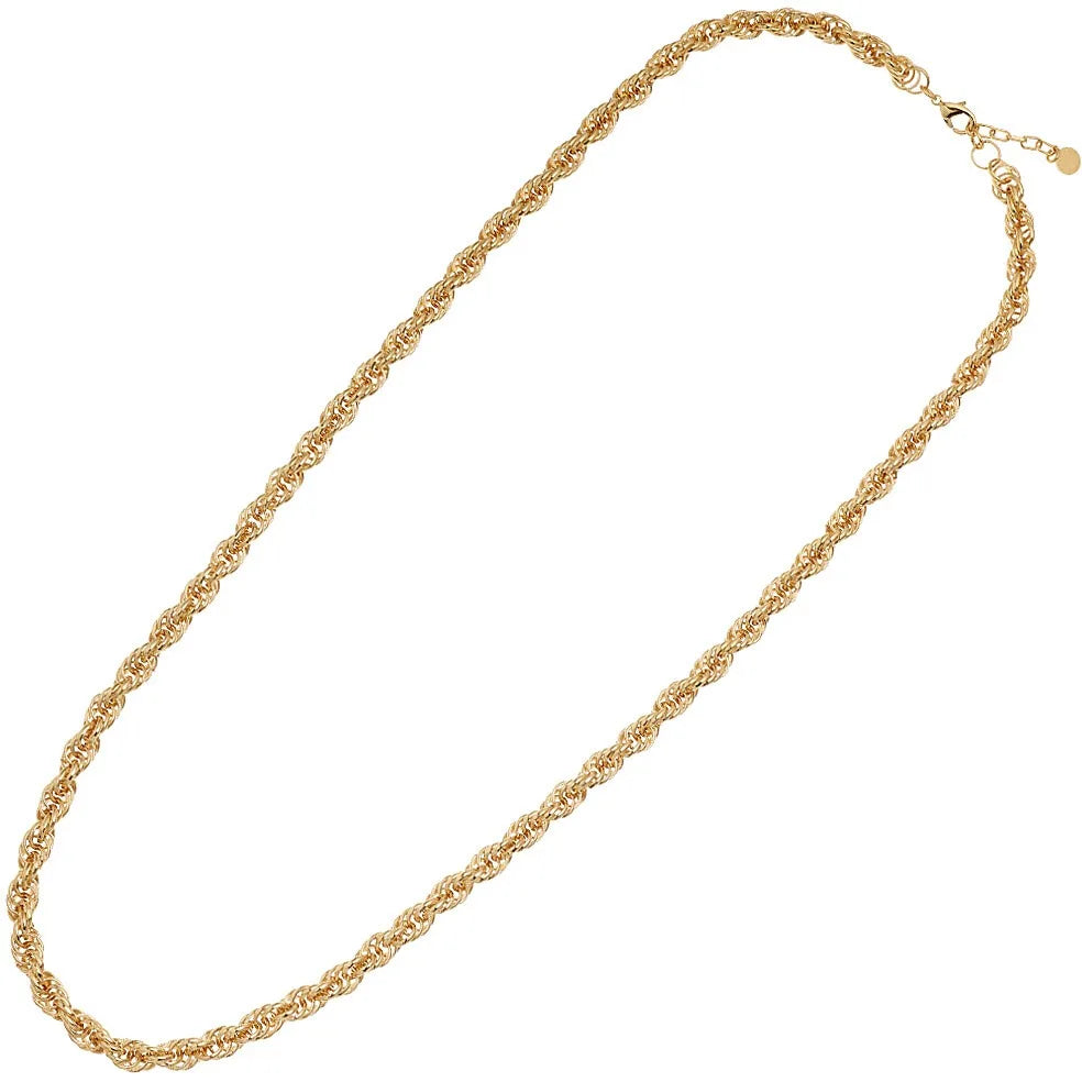 Collana donna stile funetta dorata Ottaviani