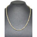Collana iride unisex in oro bicolore 18 kt stile classico 44 cm