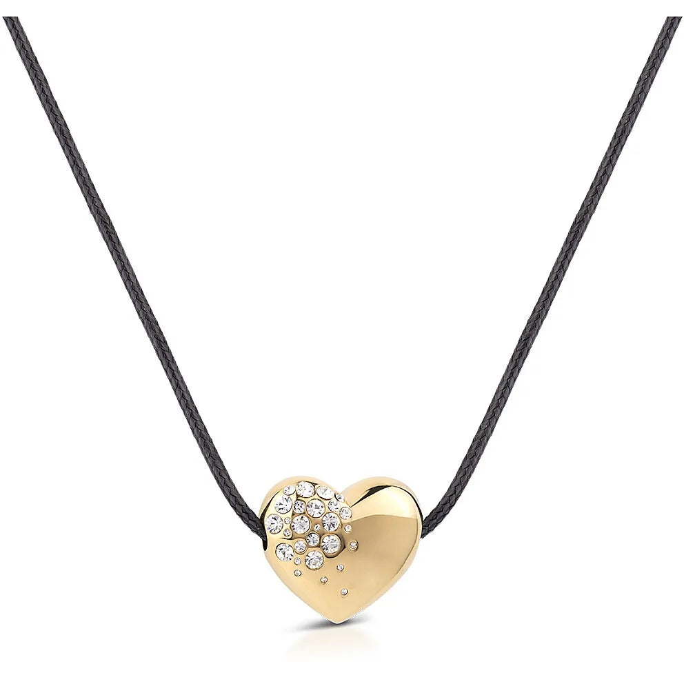 Collana gioielli Ops donna con cuore dorato OPSCL-959