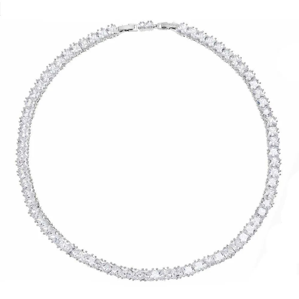 Collana girocollo donna Ottaviani con zirconi bianchi