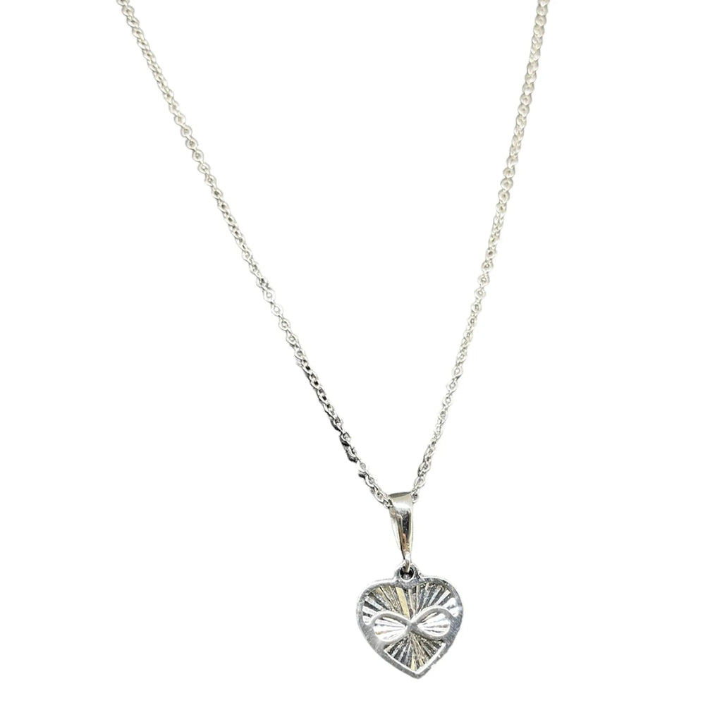 Collana iGold con cuore in Oro Bianco 375 9Kt