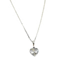 Collana iGold con cuore in Oro Bianco 375 9Kt