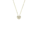 Collana iGold con cuore zirconato in Oro giallo 375 9Kt