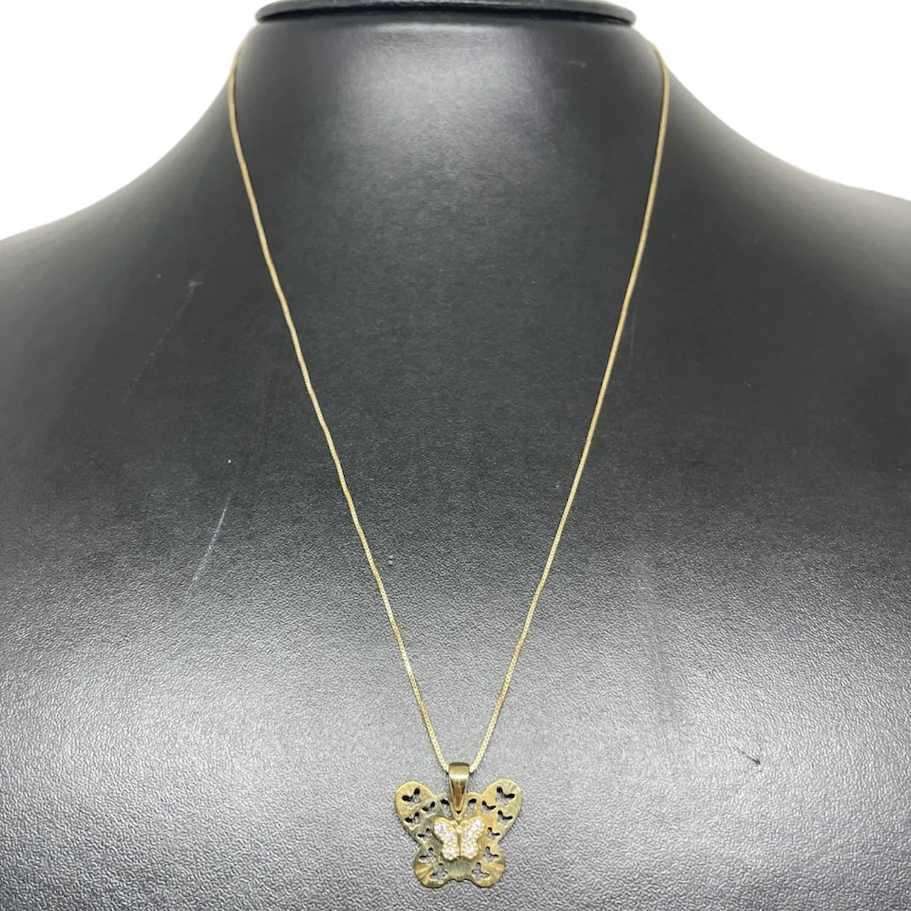 Collana iGold con farfalla in Oro Giallo 375 9Kt