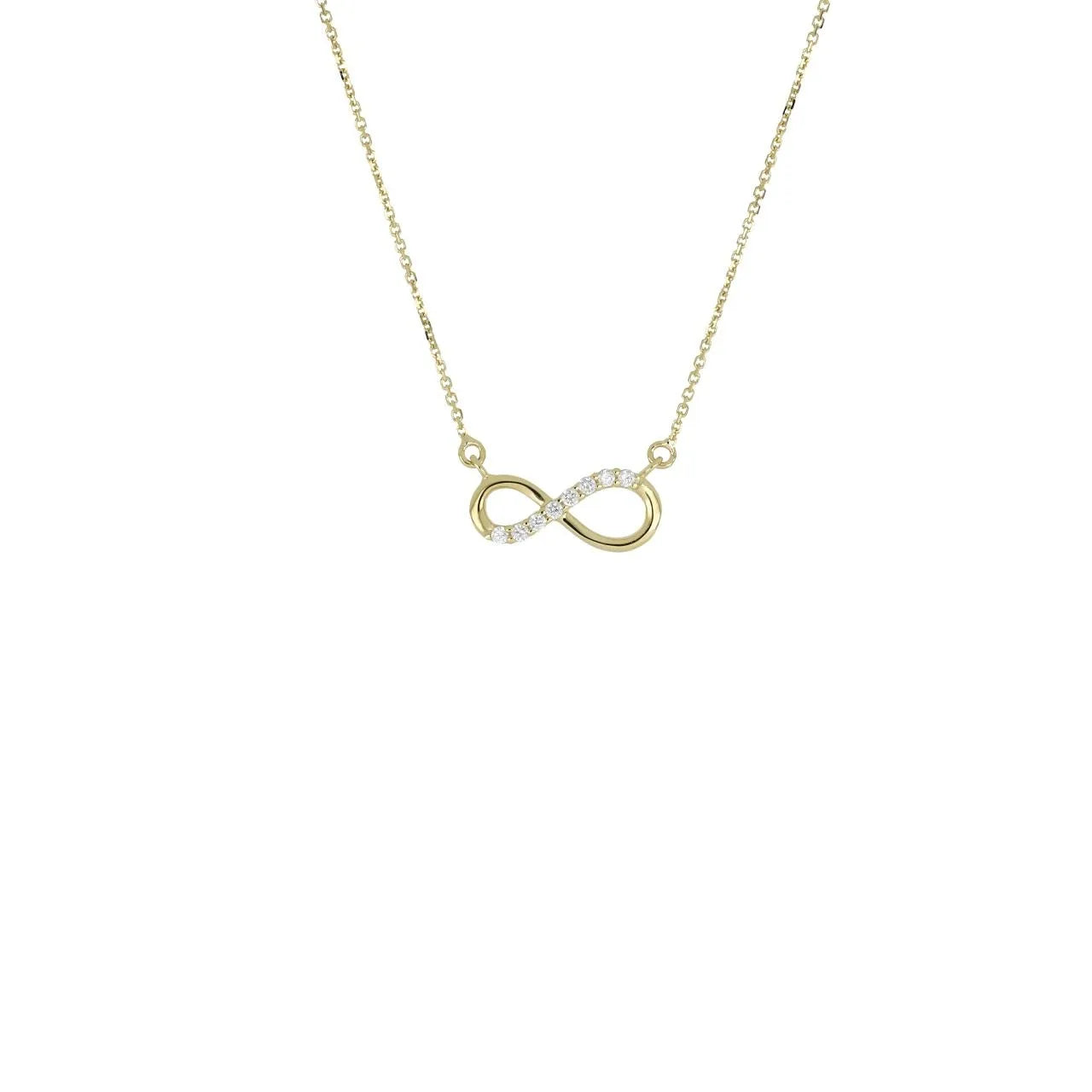 Collana iGold con infinito in Oro giallo 375 9Kt