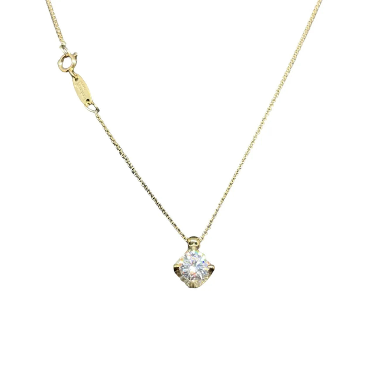 Collana iGold con punto luce in Oro 375 9Kt