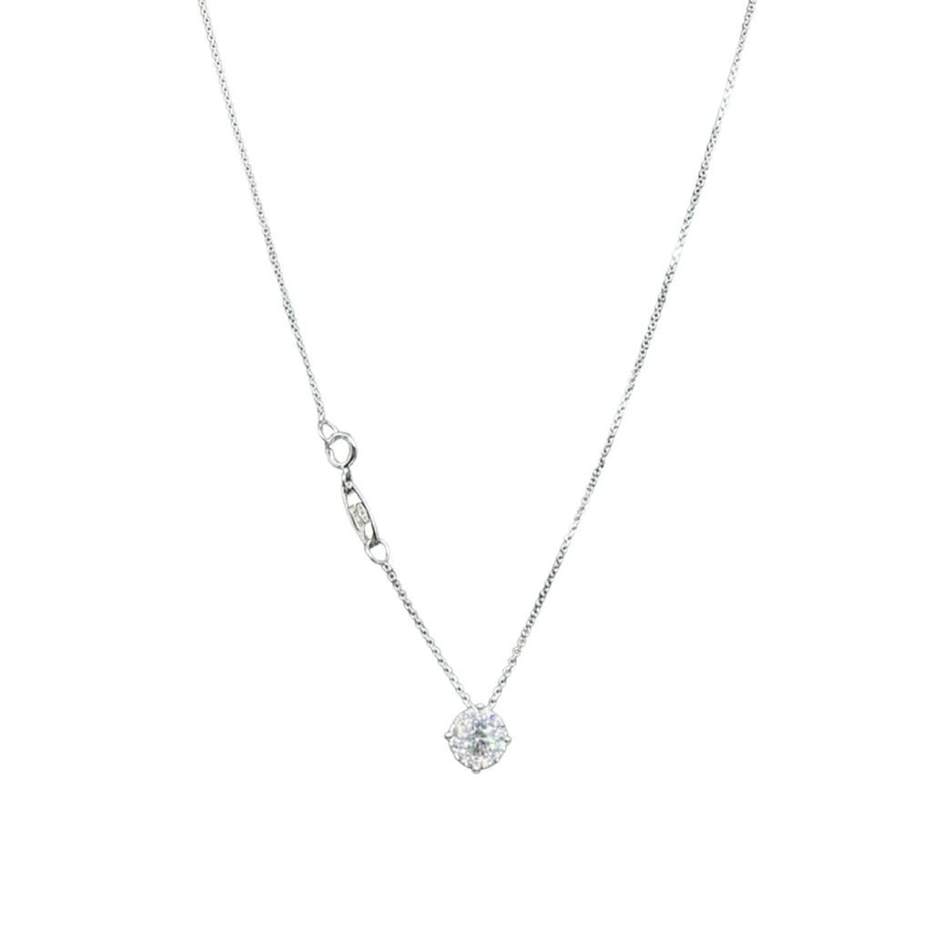 Collana iGold con punto luce in Oro Bianco 375 9Kt