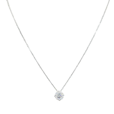 Collana iGold con punto luce in Oro Bianco 375 9Kt
