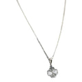 Collana iGold con quadrifoglio in Oro Bianco 375 9Kt