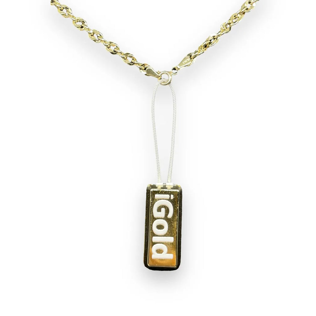 Collana iGold in Oro Giallo 375 Lunghezza 60 cm