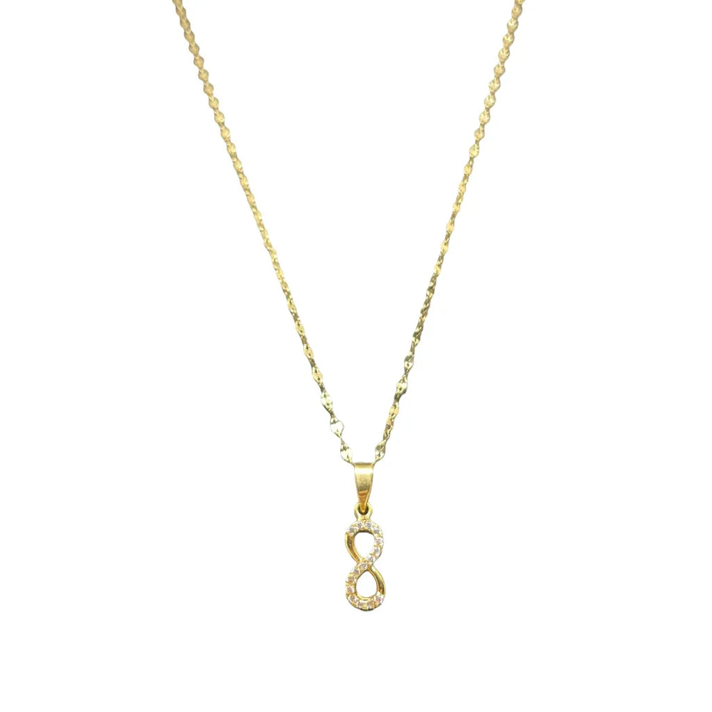 Collana in Oro 18kt con Ciondolo Infinito