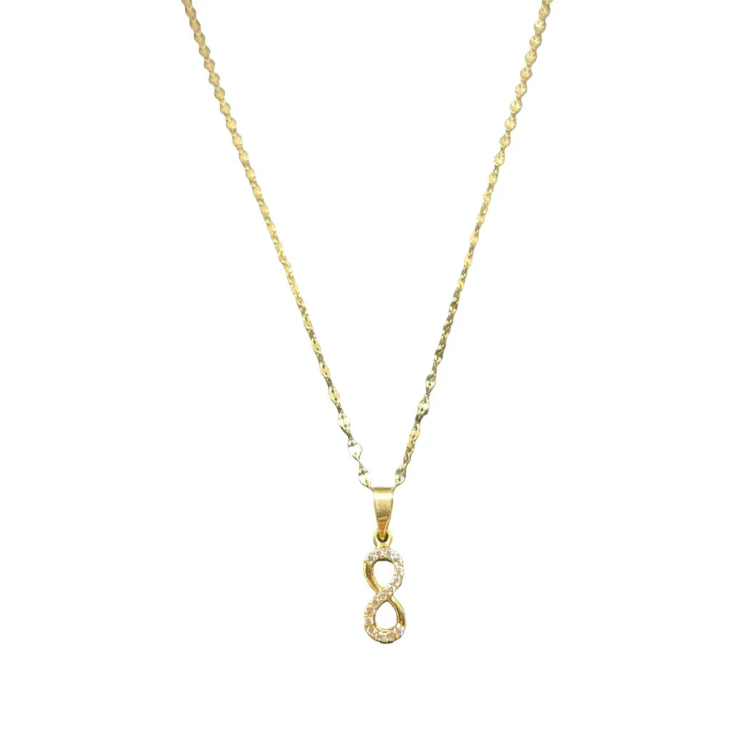 Collana in Oro 18kt con Ciondolo Infinito