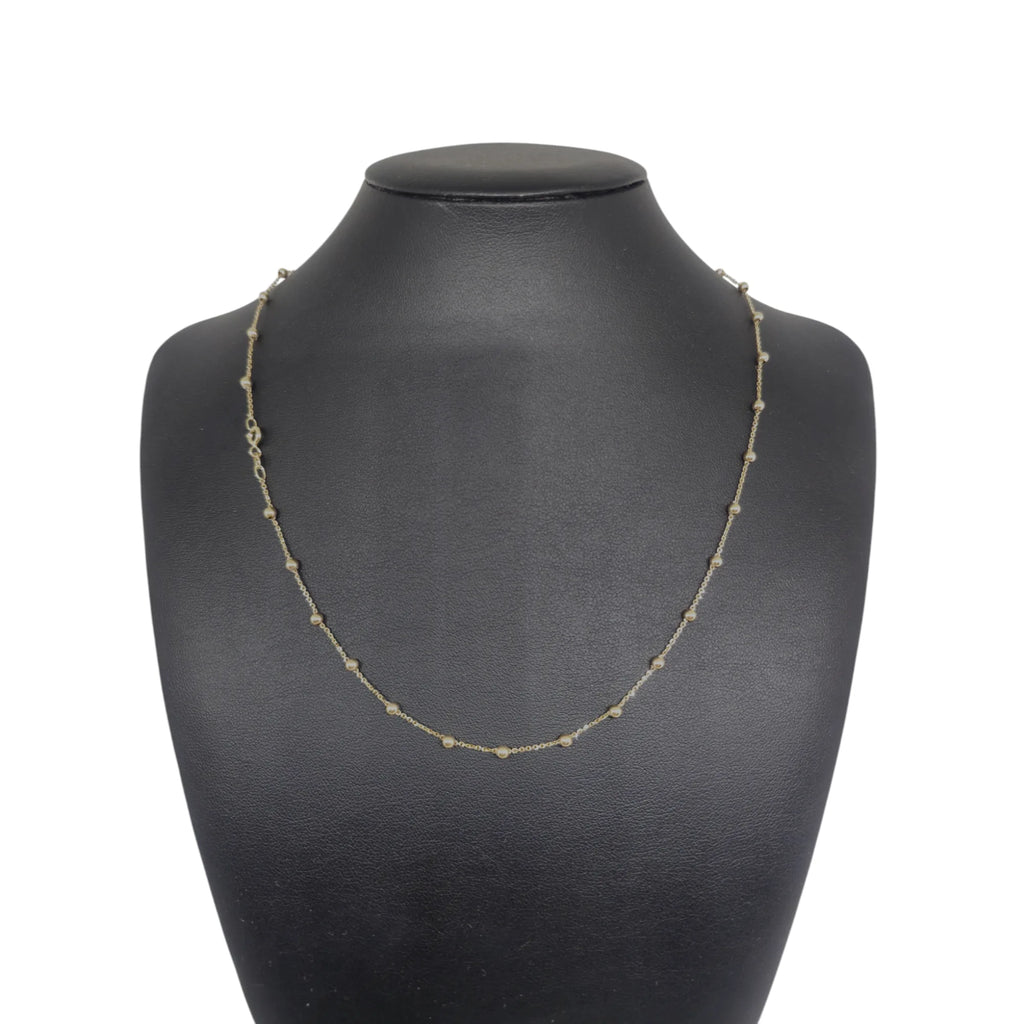 Collana in Oro Giallo 18kt con Sfere