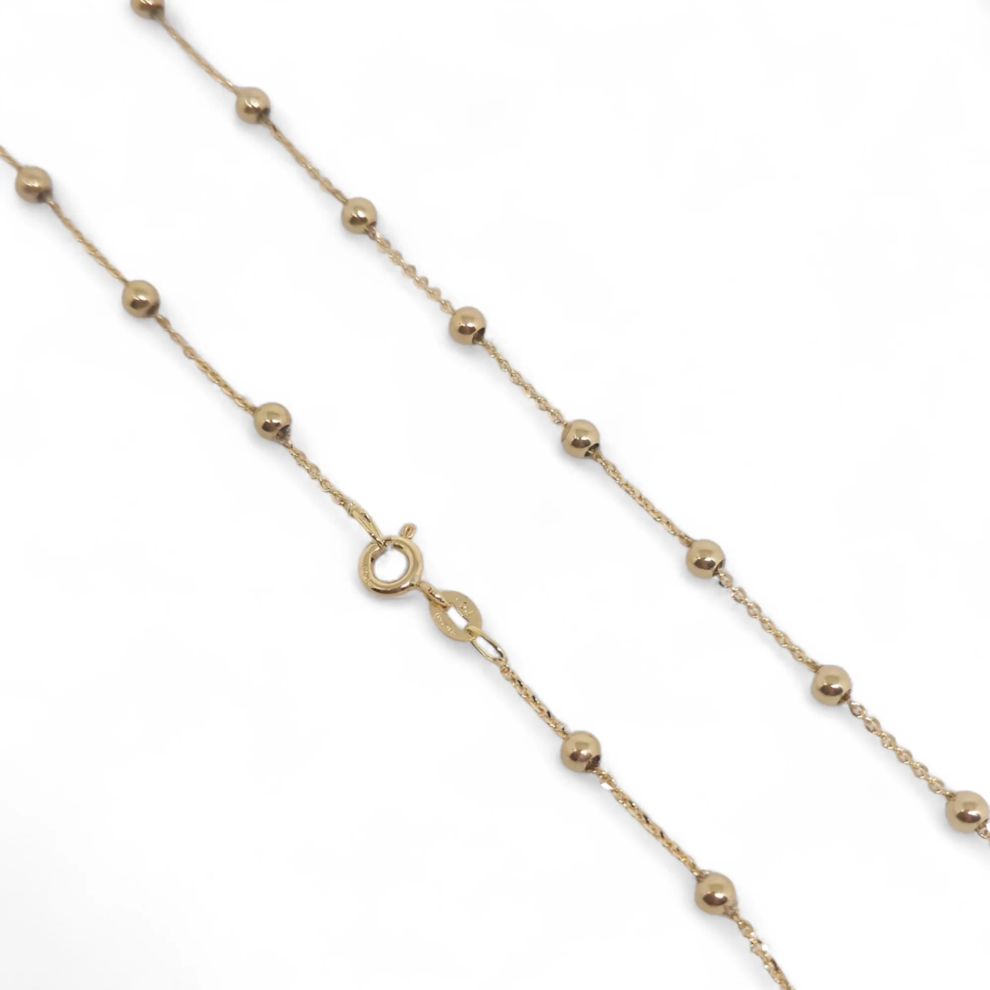 Collana in Oro Giallo 18kt con Sfere