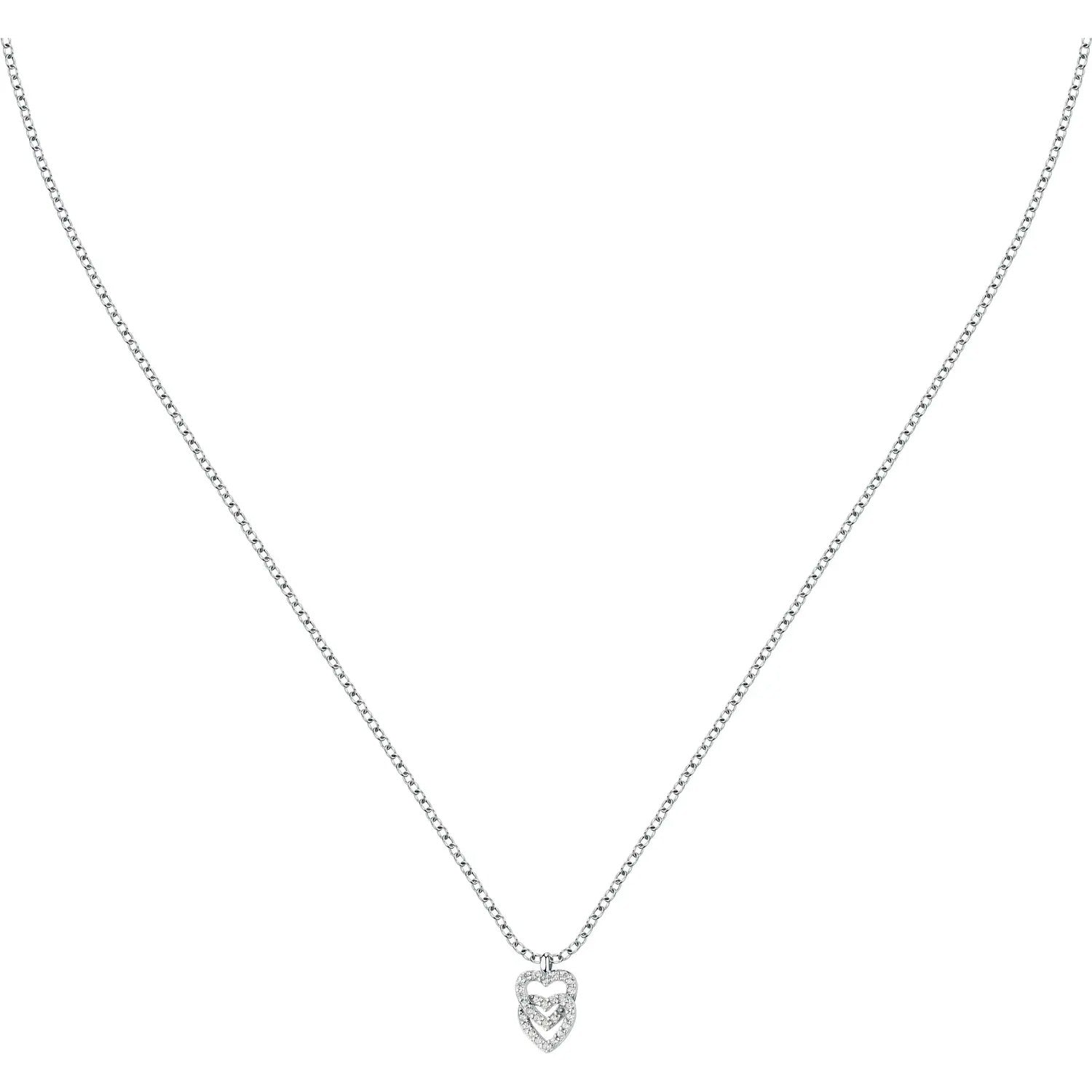 Collana in argento donna Le petite story con ciondolo cuore lps10awv01