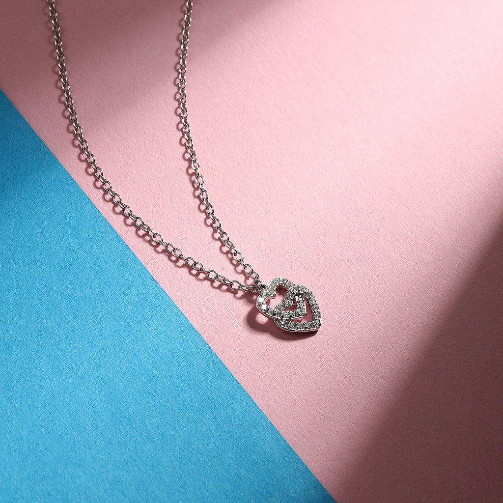 Collana in argento donna Le petite story con ciondolo cuore lps10awv01