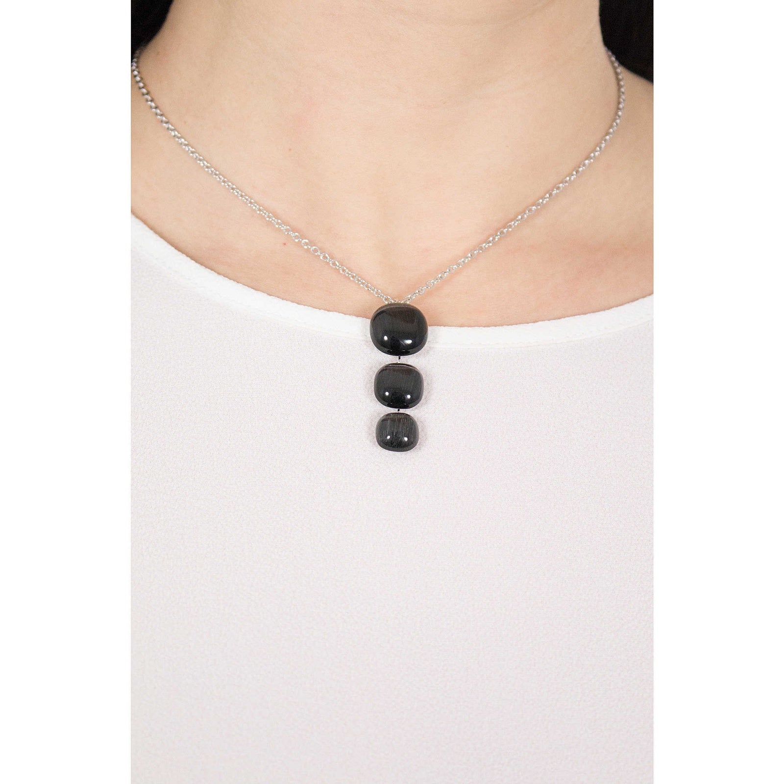 Collana in argento donna gioielli Morellato gemma SAKK19