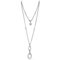 Collana in bronzo argentato Unoaerre donna 1895