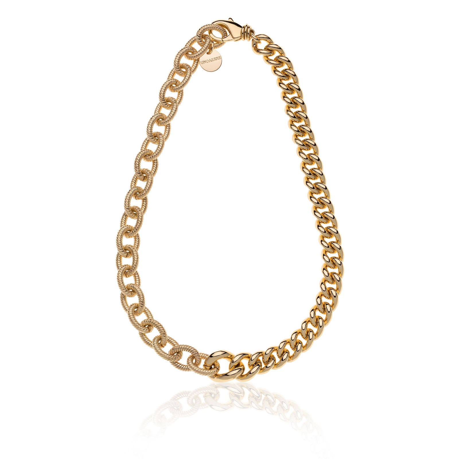 Collana in bronzo dorato Unoaerre donna 2021