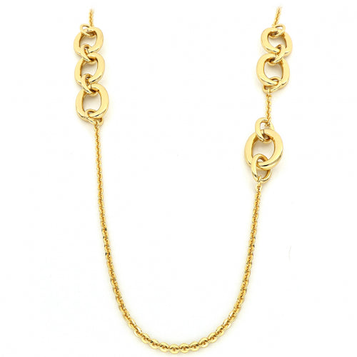 Collana in bronzo dorato donna Unoaerre 1757