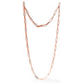 Collana in bronzo dorato rosa Unoaerre donna 1974