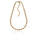 Collana in bronzo dorato sphere Unoaerre donna 1990