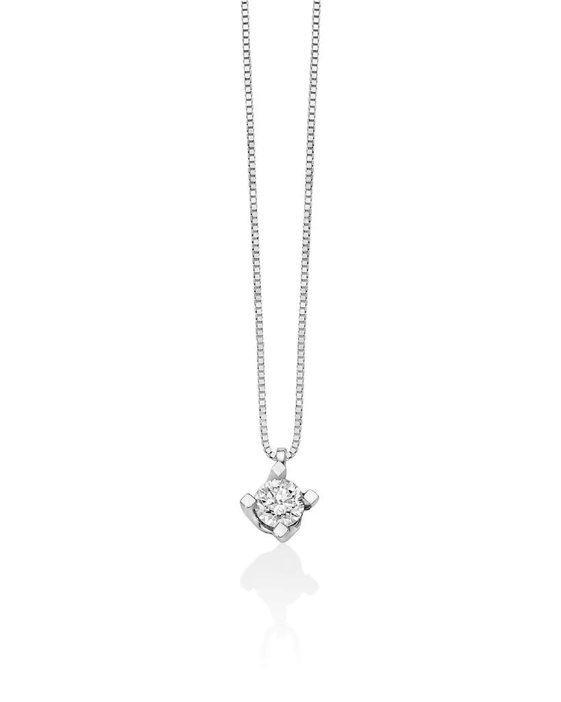 Collana in oro bianco punto luce CLD5065y-020G7 Yukiko donna