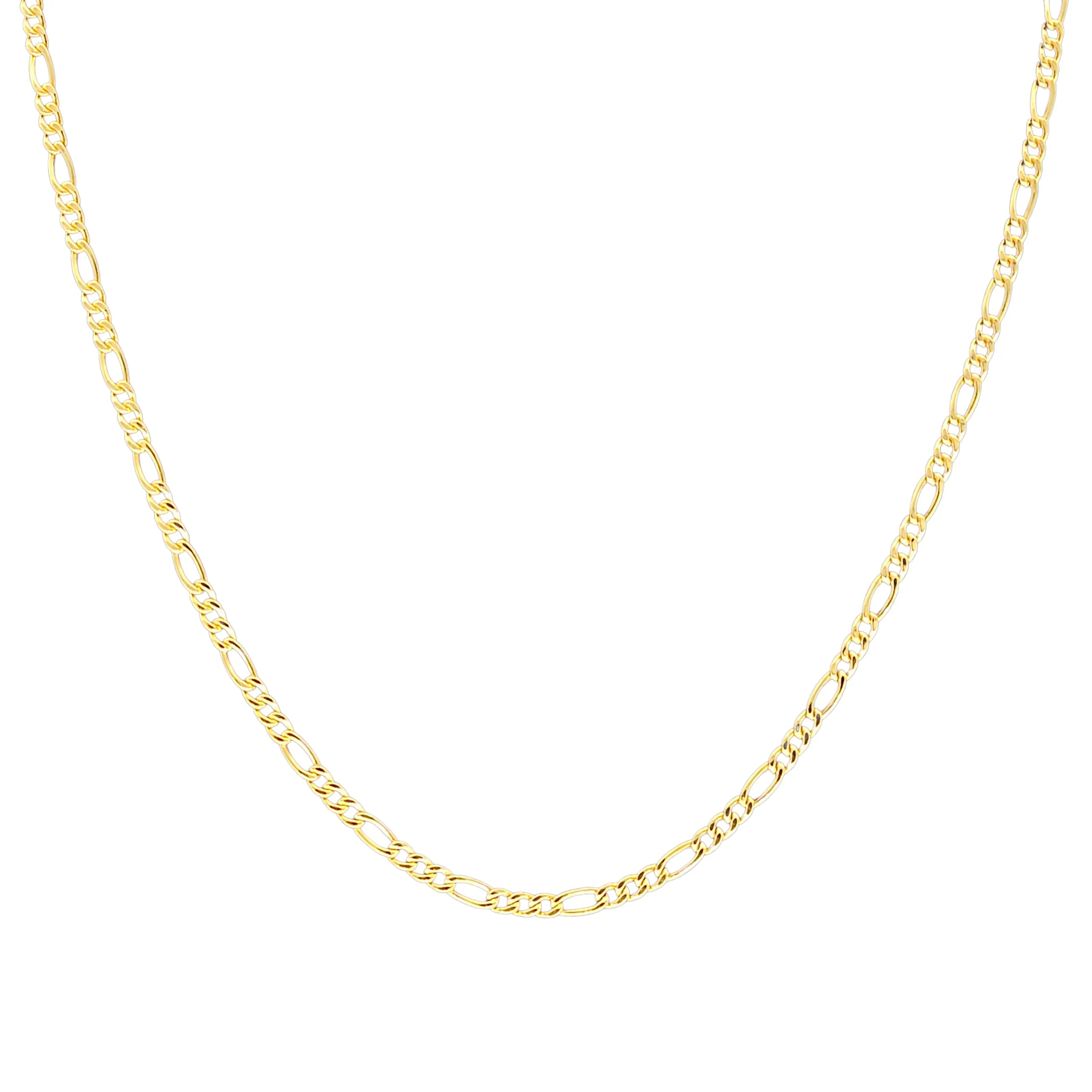 Halskette in 18 Karat Gelbgold, 3+1 Glieder