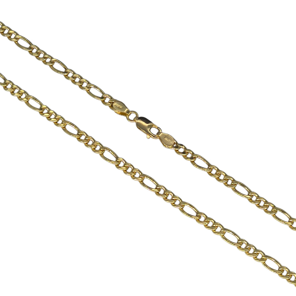 Halskette in 18 Karat Gelbgold, 3+1 Glieder