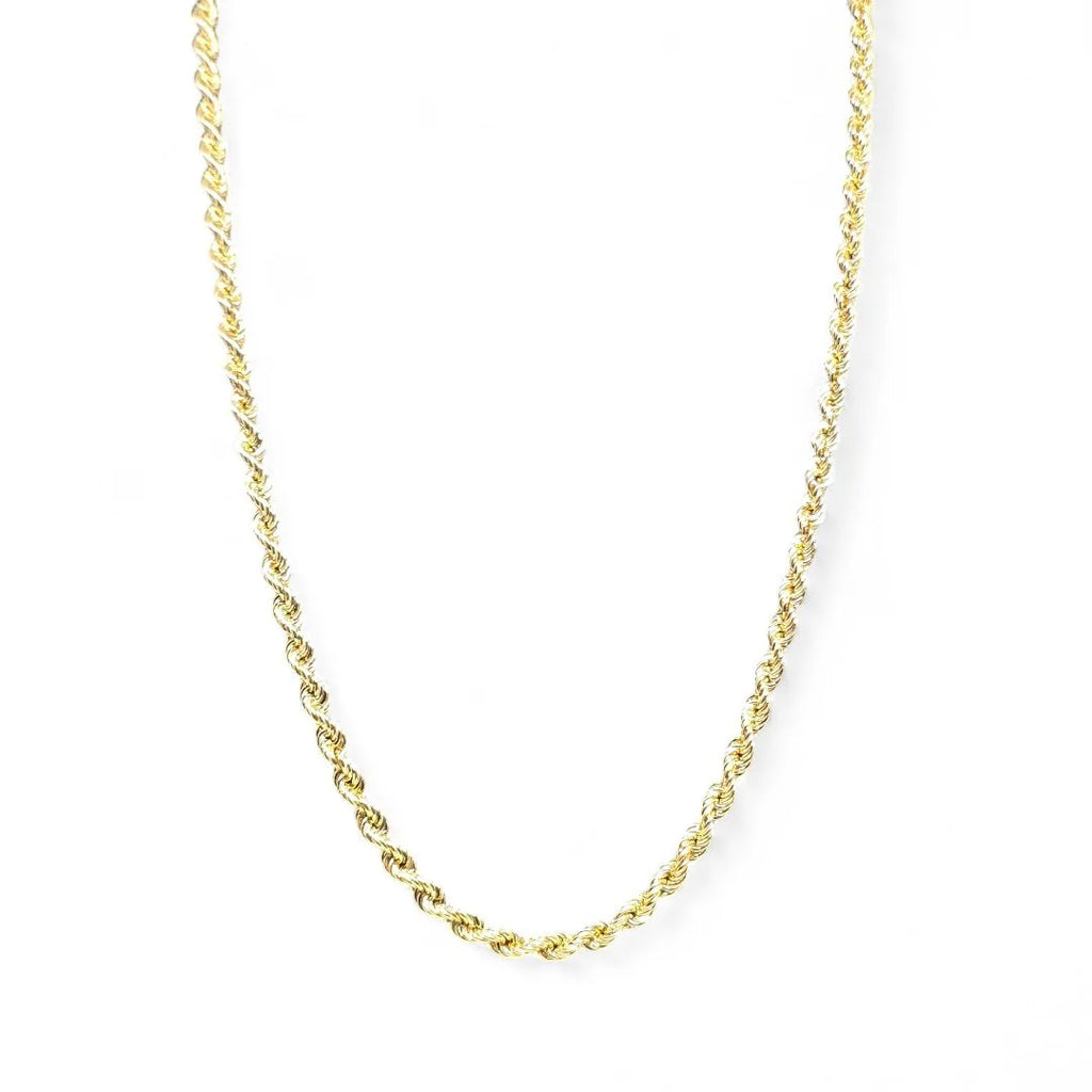 Collana in oro giallo 18 carati modello funetta 60 cm unisex