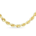 Collana in oro giallo 18 carati modello funetta 60 cm unisex
