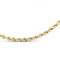 Collana in oro giallo 18 carati modello funetta misura 42 cm