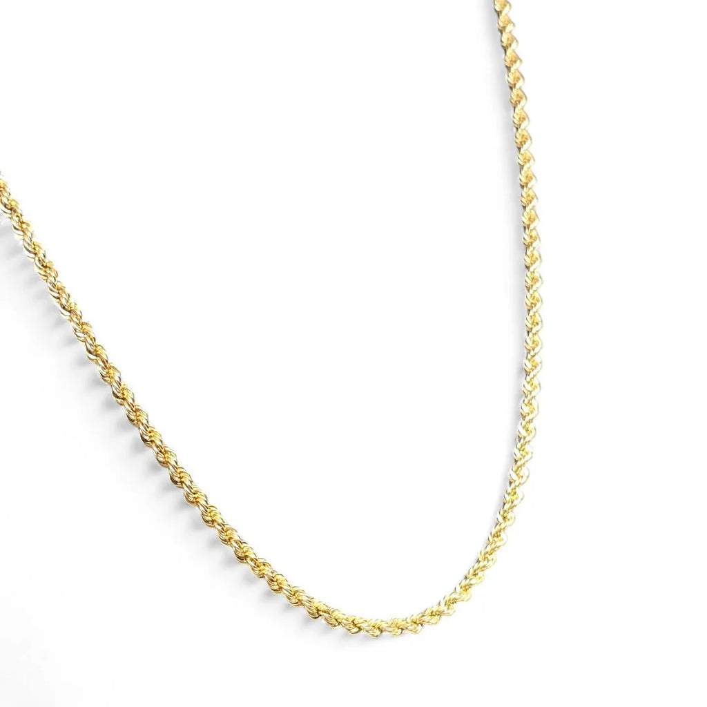 Collana in oro giallo 18 carati modello funetta misura 50 cm