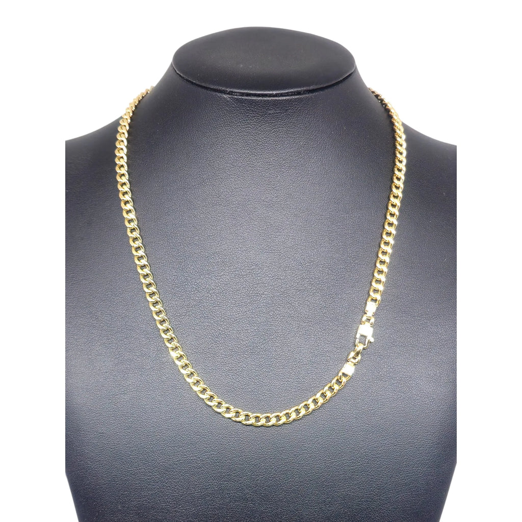 Collana in oro giallo 18kt maglia grumetta