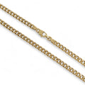 Collana in oro giallo 18kt maglia grumetta