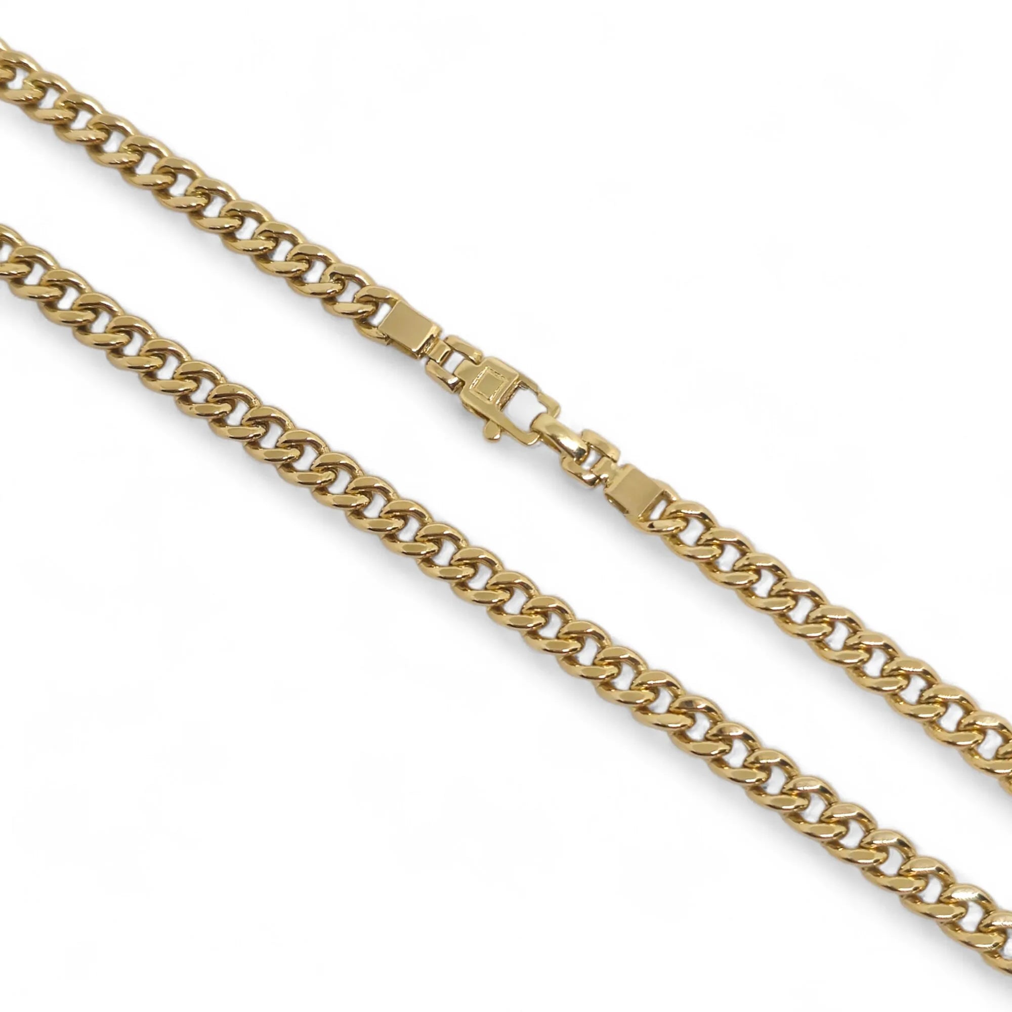 Collana in oro giallo 18kt maglia grumetta