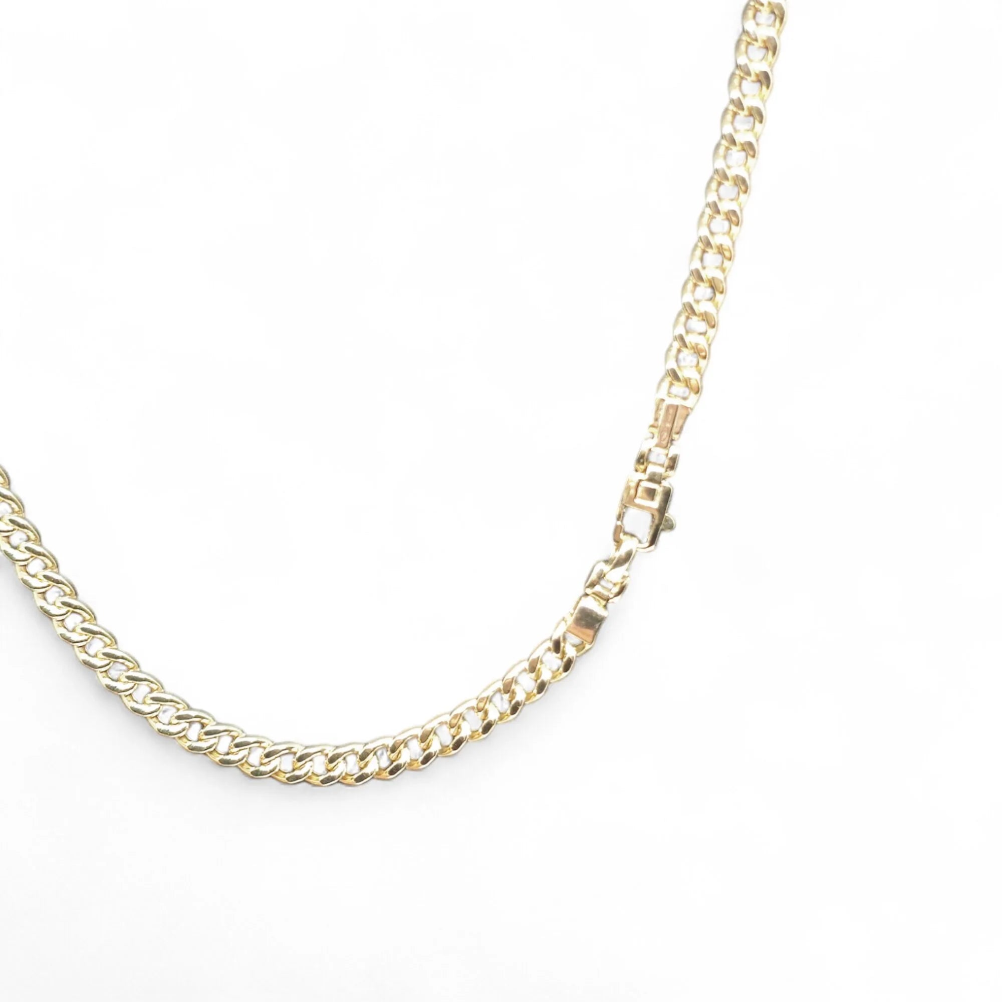 Collana in oro giallo 18kt maglia grumetta