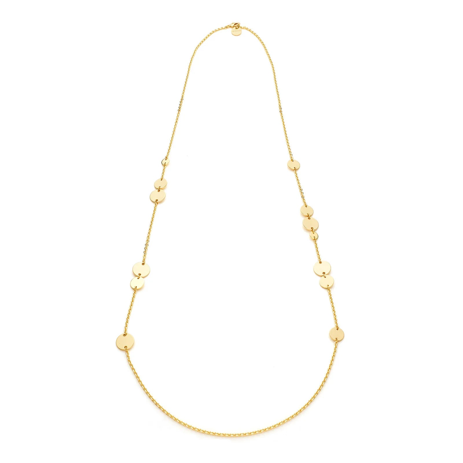Collana lunga donna Unoaerre in bronzo dorato 2582