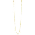 Collana lunga in bronzo dorato con catena paper clip Unoaerre donna 1644